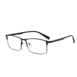 Big Titanium Glasses Frame Anti Blue Ray For Computer Work Business Spectacle Screen Protective Eyeglasses Wide155mm Light