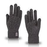 Winter Warm Gloves for Men and Women, Touchscreen Thickened Knitted Gloves, Outdoor Cycling Sports, Cold resistant Gloves