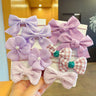 10pcs Hair Accessories Girls Scrunchies Aesthetic Lacos De Cabelo Infantil Bands Kids Headbands Bandes Bandeaux Elastiquec Cute