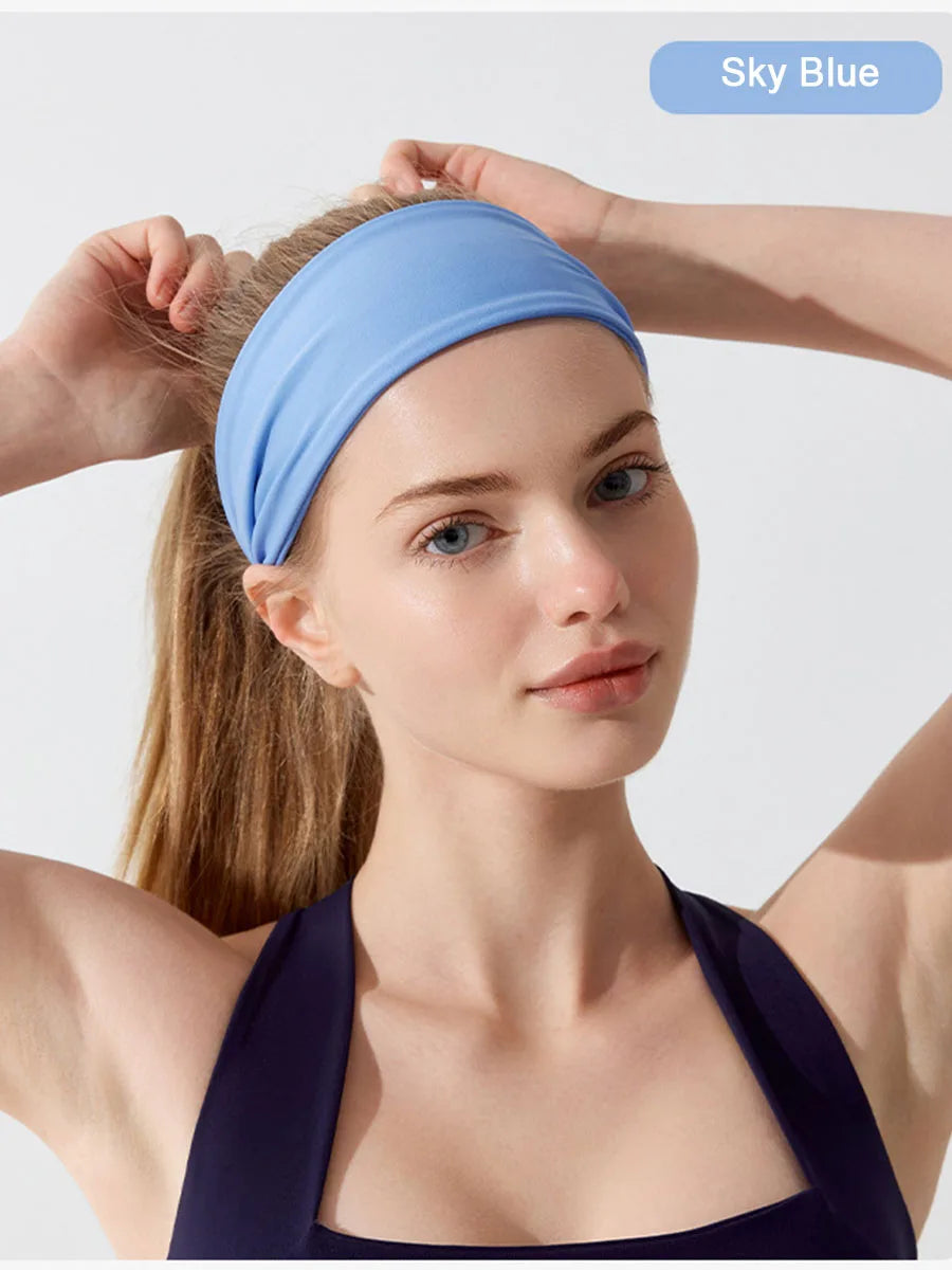 Women Elastic Hair Bands Yoga Hairband Sport Headband Cycling Exercise Headwrap Hair Accessories Fashion Wash Face Headbands