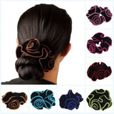 Headbands New Accessories Flower Hairclips Scrunchies Hair Rope Hair Ring Velvet Elastic