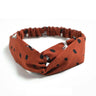 Fashion WomenFloral Headband Hair Accessories Leopard Cross Knotted Bow Chiffon Hair Band Girls Headdress Ladies Hoop Headwear