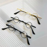 cubojue small round reading glasses +100 +150 +200 +250 +300 glass lens narrow nerd spectacles eyeglasses frames