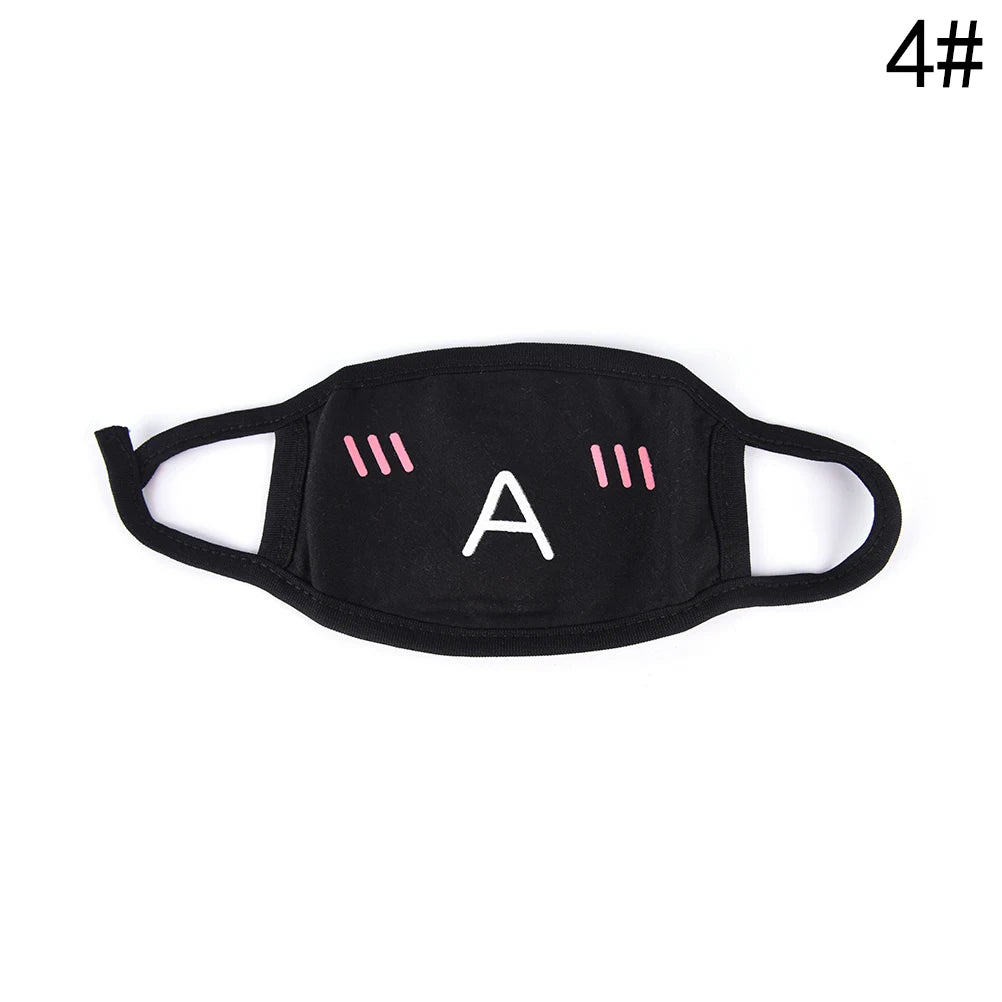 1pc Mouth Face Mask Unisex Cotton Dustproof Mouth Face Mask Anime Cartoon Bear Women Men Muffle Face Mouth Party Masks