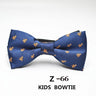 53 Color Children's Bow Tie Fashion Jacquard Baby Neckties Tie Baby Kid Kids Classical Pet Striped Butterfly Elastic Cord BowTie