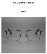 FIRADA Fashion Comfort Glasses Retro Luxury Titanium Square Eyewear Optical Prescription Eyeglasses Frame For Men Women 20363-C