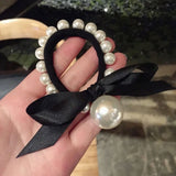 Pearls Beads Hair Ties Elastic Hair Bands For women Hair Rope Scrunchies Ponytail Holders Rubber Hair Accessories