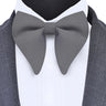 Classic Silk Solid Green Red Black Big Bow Tie for Man Fashion Bowknot Party Business Office Wedding Gift Accessories