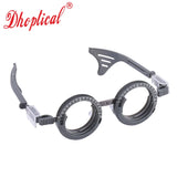 Pure Titanium Trial Frame Optometry Frame Multi Pupil Adjustable Lens Leg Eye Distance Measurement 3 Lenses By Dhoptical