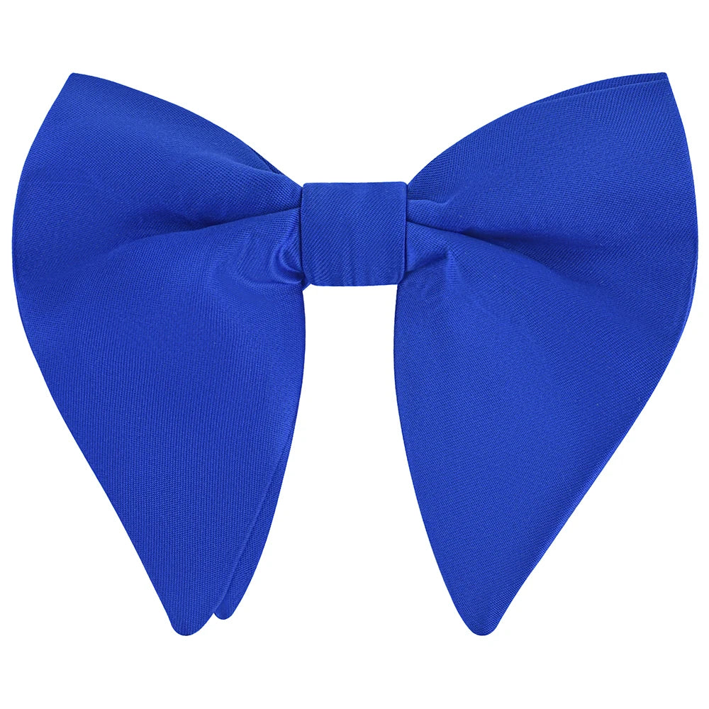 GUSLESON Fashion Pink Champagne Blue Solid Bow Tie For Men Classic Big Bowtie For Party Wedding Bowknot Adult Mens Tie