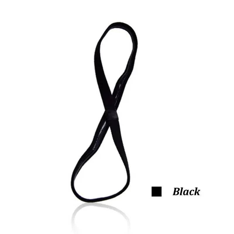 Fashion Sports Headbands for Women Men Solid Elastic Hair Bands Running Fitness Yoga Headwear Stretch Makeup Head Band