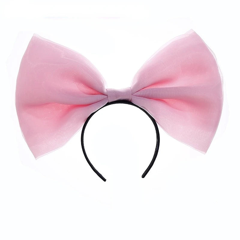 Bow Headband Bowknot Hair Bands Women Party Decoration Cosplay Costume Headwear Headpiece Birthday  Accessories Halloween