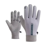 Womens Autumn and Winter Sports Warm Gloves Waterproof and Anti Slip Cycling Gloves Wind and Cold Resistant Outdoor Activity Glo