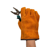 Men Work Gloves Soft Cowhide Driver Hunting Driving Farm Garden Welding Security Protection Safety Mechanic Glove