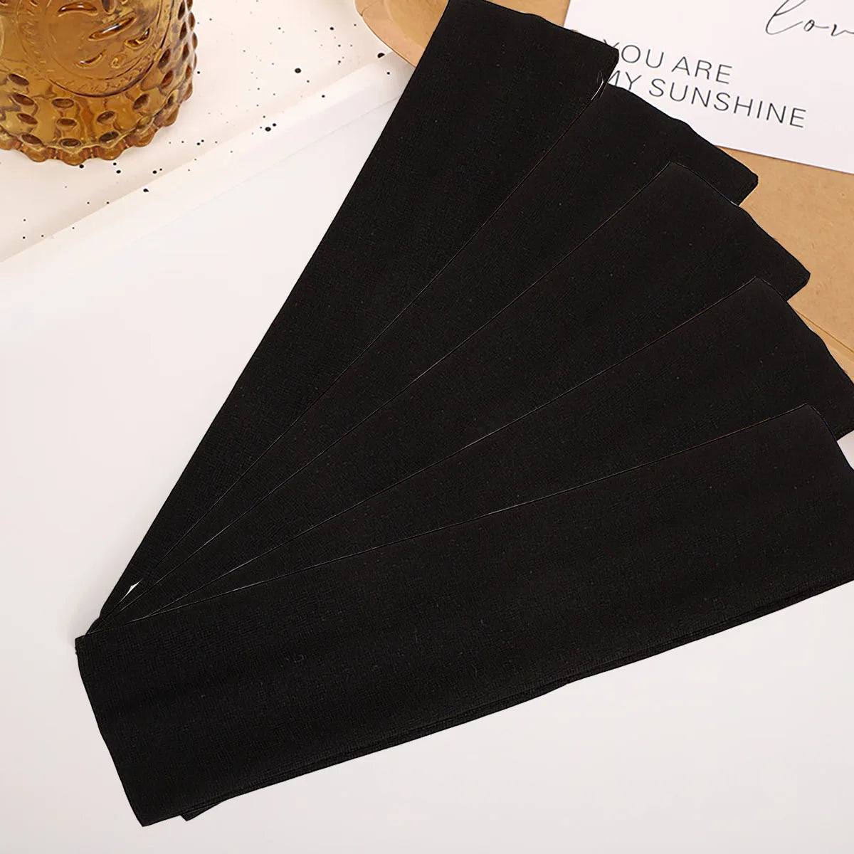 5PCS Solid Color Elastic Hairband Running Fitness Sport Headband Yoga Sweat-absorbing Headband Fashion Headband Hair Accessories