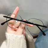 Blue Ray Blocking Anti-Blue Light Glasses Ultralight Metal Computer Goggles Eye Protection Optical Spectacle Eyeglass Office