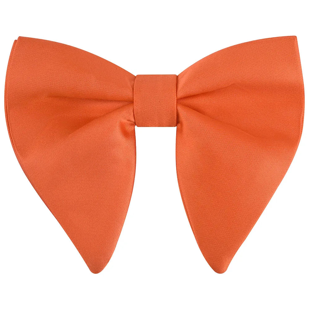 GUSLESON Fashion Pink Champagne Blue Solid Bow Tie For Men Classic Big Bowtie For Party Wedding Bowknot Adult Mens Tie