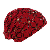 Women Men Sleeping Hat Baggy Beanie Satin Lined Night Unisex Sleep Cap Hair Care Bonnet Hair Loss Nightcap Pullover Hat Headwear