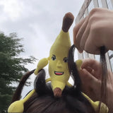 New Kawaii Pink Rabbit Banana Guinea Pig Plush Headband Creative Funny Fun Fashion Portable Cute Anime Headband for Woman Girls
