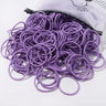 50PCS Macaron Rubber Band Hairband Headband High Elastic Durable Hair Ring Tied High Ponytail Women's Kids Hair Headwear