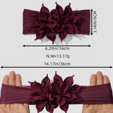 Newborn Baby Girl Headbands Baby Elastic Hair Band Head Flower Toddler Headband Cute Headwear Kids Accessories Nylon Hairban