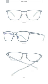 FONEX Titanium Glasses Frame Men New Brand Design Square Eyewear Ultralight-Weight Japanese High Quality Eyeglasses Frames 85779