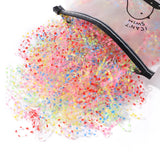1000Pcs/Pack Disposable Elastic Hair Bands Colorful Scrunchie Girls Rubber Band Ponytail Holder Kids Hair Accessories Hair Ties