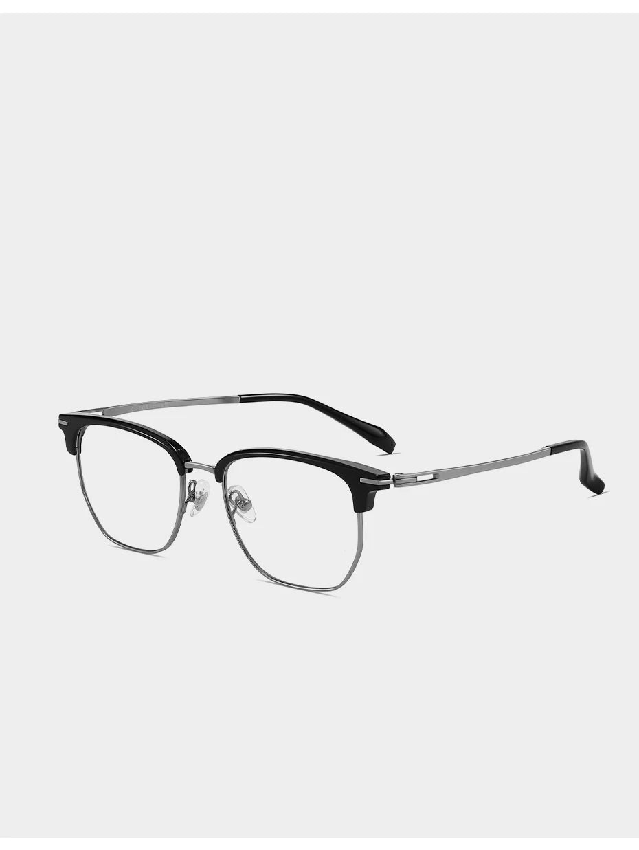 CAPONI Original Designer Men Glasses Frames Pure Titanium  Business Eyewear Anti Blue Light Multifunctional Frame Glasses J23615