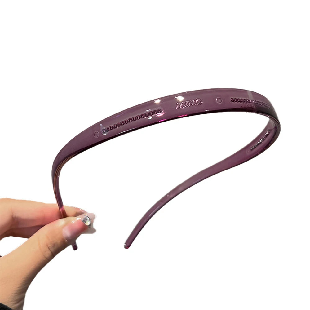 Toothed Headband Sunglasses Shaped Headband Transparent Non-slip Hair Hoop Hairstyle Fixing Tool Hair Accessories Hairband
