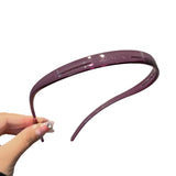 Toothed Headband Sunglasses Shaped Headband Transparent Non-slip Hair Hoop Hairstyle Fixing Tool Hair Accessories Hairband