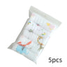 5pcs/lot Muslin 6 layers Cotton Soft Baby Towels Baby Face Towel Handkerchief Bathing Feeding Face Washcloth Wipe Burp Cloth 5pc