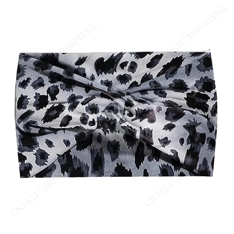 Twisted Wide Headbands for Women Extra Large Turban Workout Headband Fashion Yoga Hair Bands Boho Twisted Thick Hair Accessories