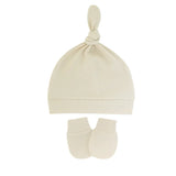 Newborn Baby Hat with Gloves Autumn Winter Warm Cotton Kids Beanies Stuff Children Accessories Infant Nightcap 0-6 Months Babies