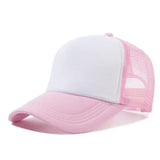 COKK Mesh Baseball Cap Adjustable Snapback Hats For Women Men Unisex Hip Hop Trucker Cap Dad Hat Sponge Soft Breathable Black