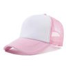 COKK Mesh Baseball Cap Adjustable Snapback Hats For Women Men Unisex Hip Hop Trucker Cap Dad Hat Sponge Soft Breathable Black