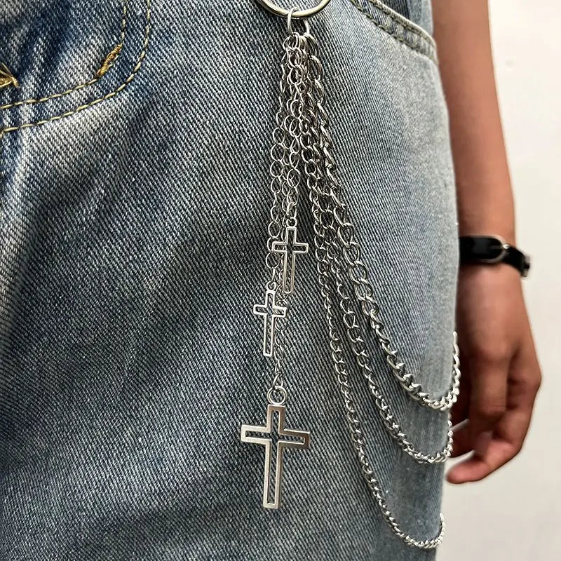 Waist chain men and women fashion versatile belt belt decoration jeans hip-hop punk style summer metal chain women