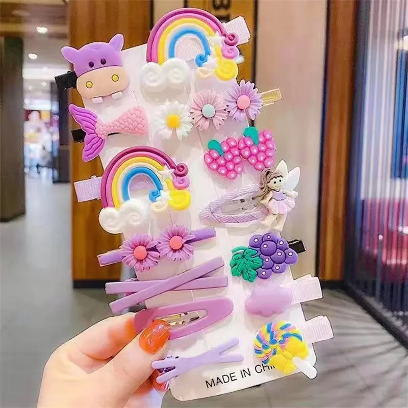 New In Sweet Candy Cartoon Elements Hair Accessories For Girls Kids Cute Hairpins Child Headdress