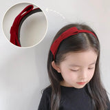 Women Velvet Bowknot Hairbands Red Black Elegant Party Headbands Korean Headwear Vintage Head Hoop Photo Props Accessories
