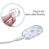 1pc Touch Sensor USB LED Interior light LED Lamp Car Ceiling Lamp Reading Light Car Decorations Roof Interior Lighting