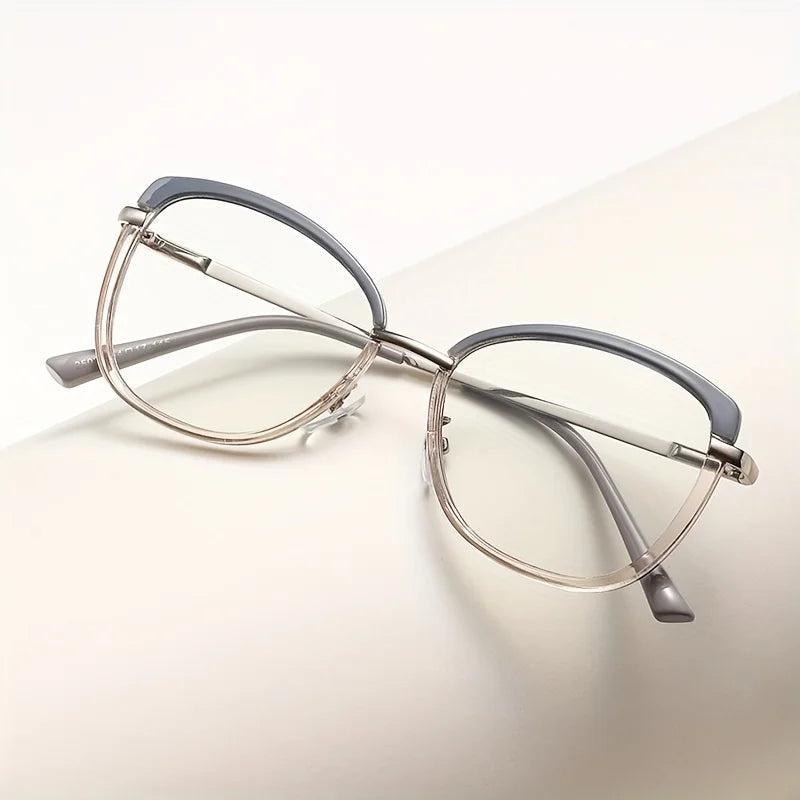 1 pair of new color-changing anti-blue light glasses, fashionable and personalized women's glasses, effectively block blue light