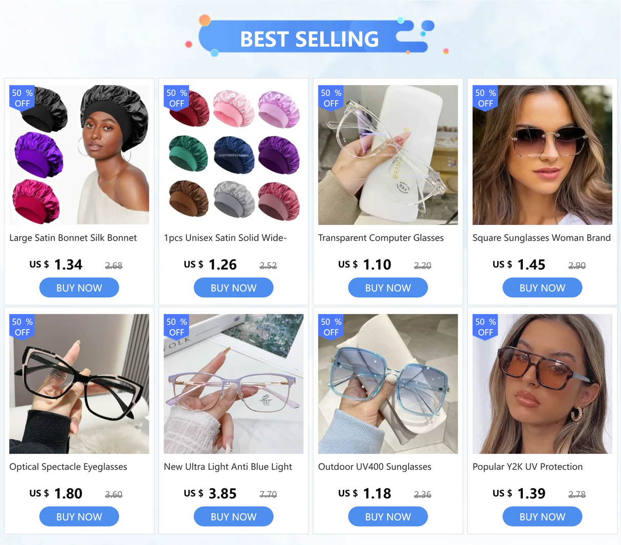 1PC Satin Sleeping Hat Night Sleep Hair Care Bonnet Nightcap Extra Satin Silky Shower Caps Sleep Cap with Premium Elastic Band