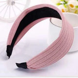 Wide brimmed headbands for women going out in Korea, fashionable and stylish facial wash headbands, hair clips, and ribbons