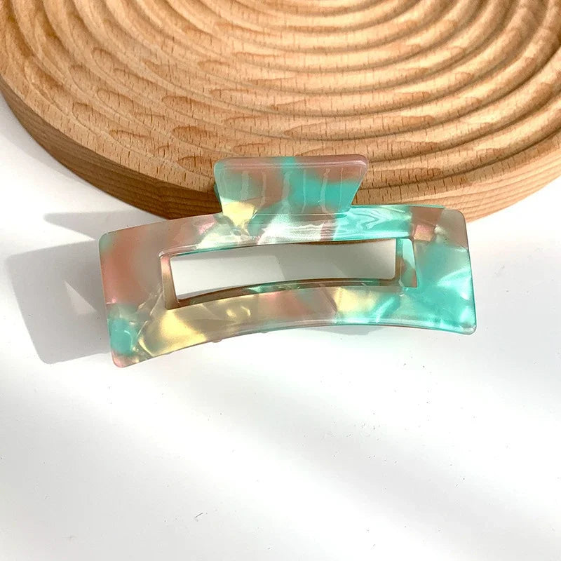 Bilandi Trendy Jewelry Acetate Hair Clip For Women Girl Head Hairpin Resin Hair Claw Headdress Female Hair Accessories