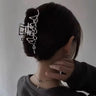2023 New Fashion Metal Geometric Hair Claw Clip Trendy Hair Clips Hair Clamps Hairpins Party Hair Accessories For Women Headwear