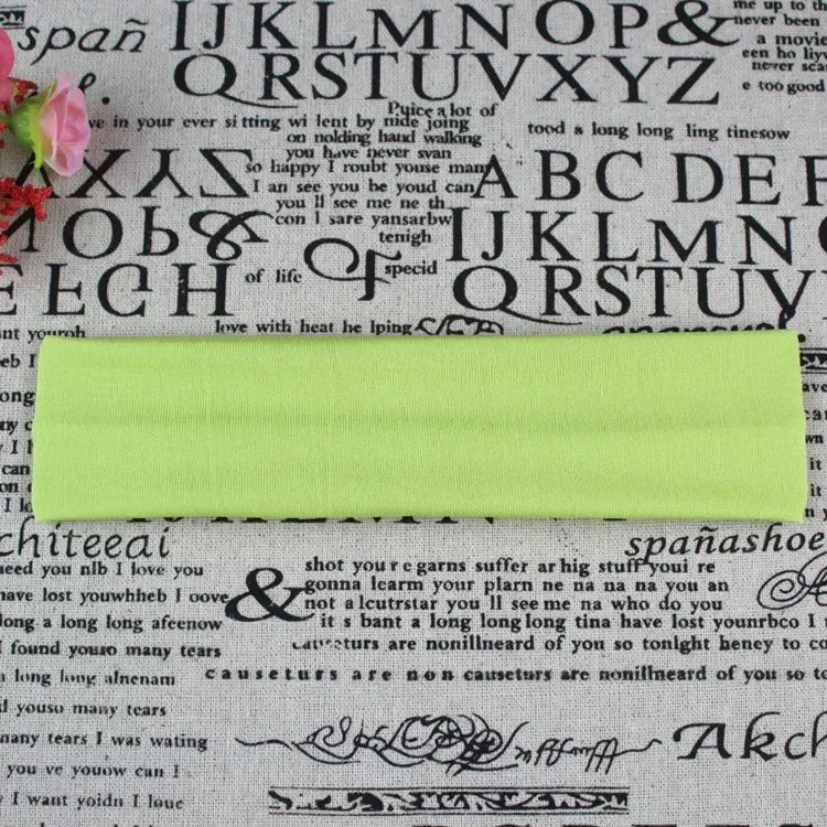 Fashion Sports Headbands for Women Solid Elastic Hair Bands Running Fitness Yoga Hair Bands Stretch Makeup Hair Accessories Hot