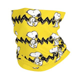 Snoopy & Woostock Manga Bandana Funny Balaclava Spring Running Travel UV Protection Bicycle Mask Breathable Face Cover Mask