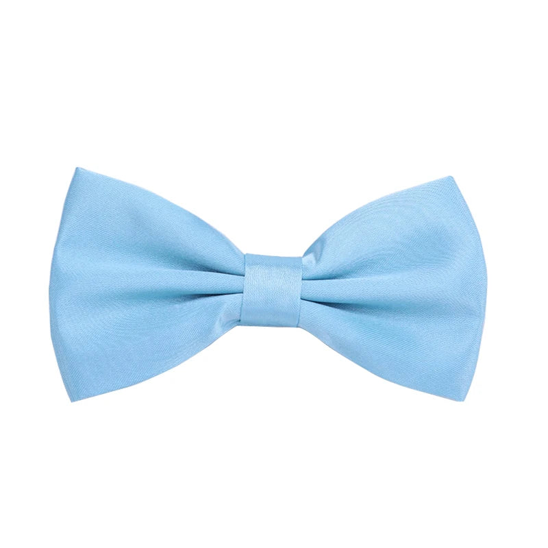Men Bowties Classic Satin Bowtie Hot Sale Gentleman Necktie For Wedding Party Adjustable Solid Colorful Men Bow Ties Neck Cravat