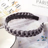 Braided Headband Women Girls Elastic Hairbands Non-slip Fashion Weaving Hair Hoop Bands Female Bezel Hair Accessories Headwear
