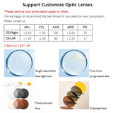 Titanium Large Size Lightweight Rectangular Men and Women Colored Flexible Rimless Glasses Frame For Myopia Prescription Lenses