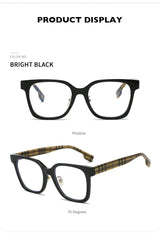 2025 New Fashion Blue Light Blocking Glasses For Man and Women's Glasses Big Square Size High Quality Retro Glasses Frame
